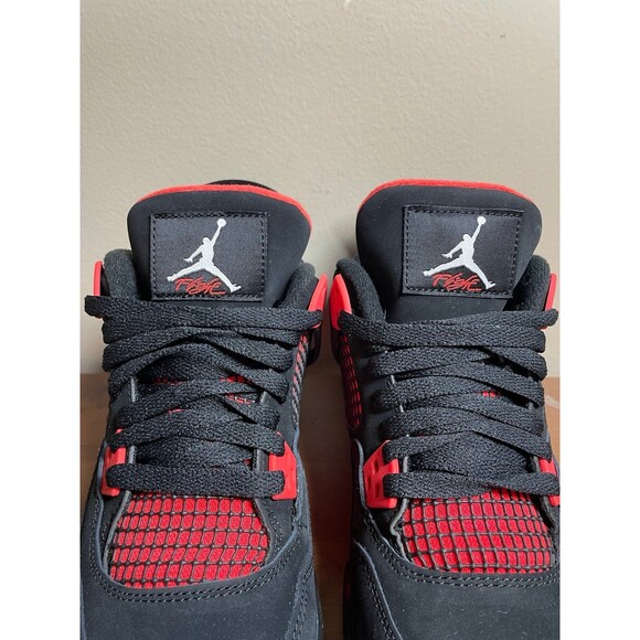 Jordan Air Jordan 4 Retro Red Thunder Black/Red Men’s Mid Top Basketball main image 5